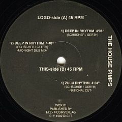 The House Pimps - Deep In Rhythm / Zulu Rhythm - WOX Records