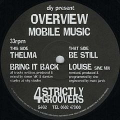 Overview - Mobile Music - Strictly 4 Groovers