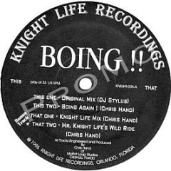 DJ Stylus / Chris Hand - Boing !! - Knight Life Recordings