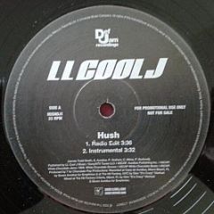 Ll Cool J - Hush / Rub My Back - Def Jam Recordings