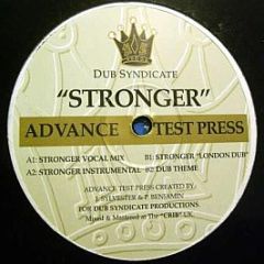 Dub Syndicate Productions - Stronger - Dub Syndicate Productions