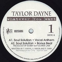 Taylor Dayne - Whatever You Want - River North Records