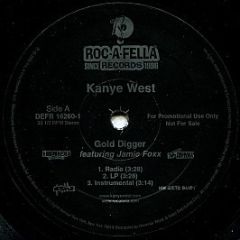 Kanye West Feat Jamie Foxx - Gold Digger - Roc-A-Fella Records