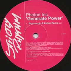 Photon Inc. - Generate Power - Strictly Rhythm