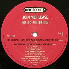 Mantronix - Join Me Please... (Home Boys - Make Some Noise) - Capitol