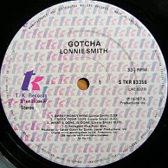Lonnie Smith - Gotcha' - T.K. Records