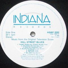 Mike Post - Hill Street Blues (Music From The Original Television Score) - Indiana Records