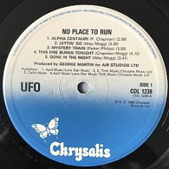 UFO - No Place To Run - Chrysalis