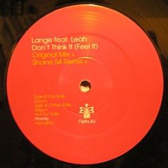 Lange Feat. Leah - Leah (2) - Nebula
