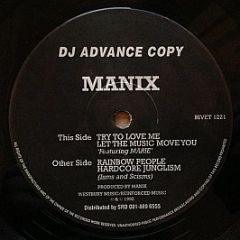 Manix - Rainbow People - Reinforced Records