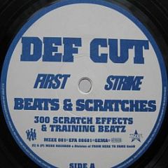 Def Cut - First Strike - DJ Tools - MZEE Records