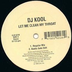 DJ Kool - Let Me Clear My Throat - CLR