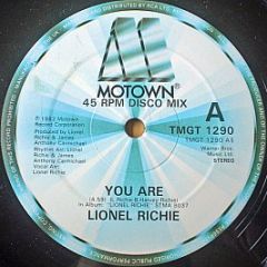 Lionel Richie - You Are - Motown