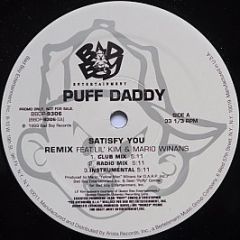 Puff Daddy - Satisfy You - Bad Boy Entertainment