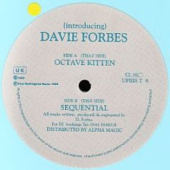 Davie Forbes - Octave Kitten / Sequential - Uprising Trance