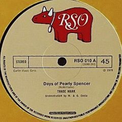 Trademark - Days Of Pearly Spencer - RSO