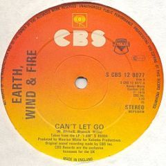 EARTH, WIND & FIRE - Can't Let Go - CBS