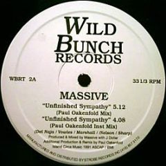 Massive - Unfinished Sympathy - Wild Bunch Records