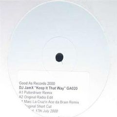DJ Jamx - !Keep It That Way! - good:as