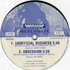 Paul D.C. - 4 Track EP - Predator Records