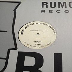 High Jinx - California Dreaming - Rumour Records