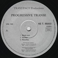 Progressive Transe - Black Sun - Trans'Pact Productions