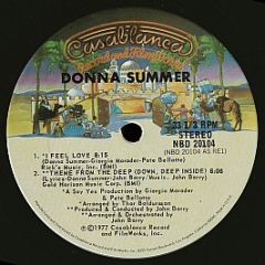 Donna Summer - I Feel Love / Theme From The Deep (Down, Deep Inside) - Casablanca