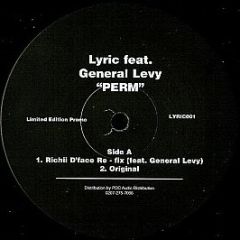 Lyric Feat. General Levy - Perm - White