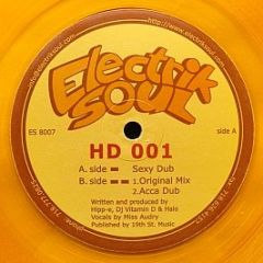 Hipp-E / DJ Vitamin D / Halo - HD 001 (Orange Vinyl) - Electrik Soul