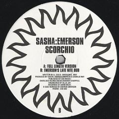 Sasha : Emerson - Scorchio - Excession