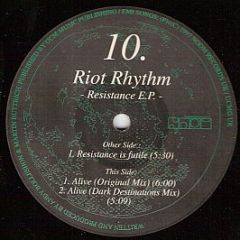 Riot Rhythm - Resistance E.P. - Noom Records UK