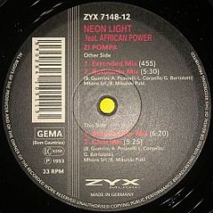 Neon Light Feat. African Power - Zi Pompa - ZYX Music