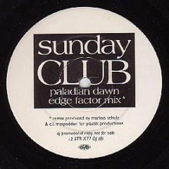Sunday Club - Healing Dub / Paladian Dawn (Edge Factor Mix) - Stress Records