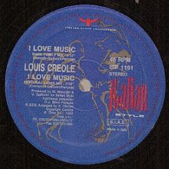 Louis Creole - I Love Music - Italian Style Production