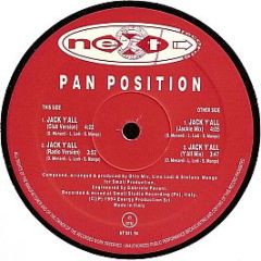 Pan Position - Jack Y'All - Next Records
