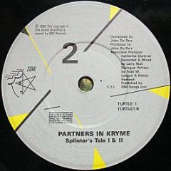 Partners In Kryme - Turtle Power - Sbk Records