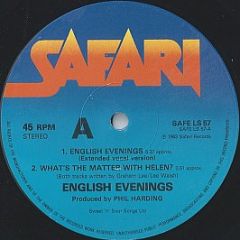 English Evenings - English Evenings - Safari Records