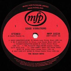 The Beach Boys - Good Vibrations - Music For Pleasure