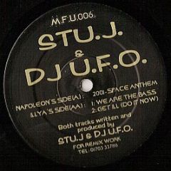 Stu.J. & DJ U.F.O. - 2001 - Space Anthem - Man From Uncle Records