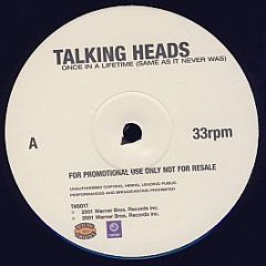 Talking Heads - Once In A Lifetime (Same As It Never Was) - Warner Bros. Records