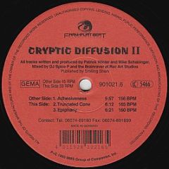 Cryptic Diffusion II - Adhesiveness - Frankfurt Beat Productions