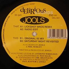 Jools - Unknown - Delirious Records