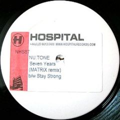Nu:Tone - Seven Years (Matrix Remix) - Hospital Records