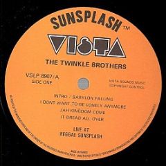 The Twinkle Brothers - Live At Reggae Sunsplash (Generic Sleeve) - Vista Sounds