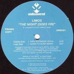Limos - The Night (Goes On) - Undiscovered