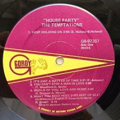 The Temptations - House Party - Gordy