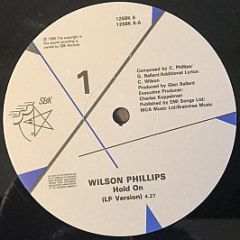 Wilson Phillips - Hold On - Sbk Records