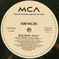 Kim Wilde - Breakin' Away - MCA