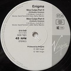 Enigma - Mea Culpa Part II - Virgin