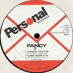 Fancy - Chinese Eyes / Come Inside - Personal Records